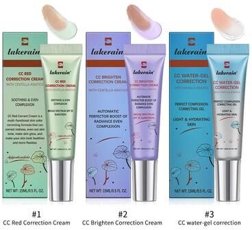 Uplift Picks 3pcs Color Changing CC Cream High Coverage Korean Foundation 3 Pcs