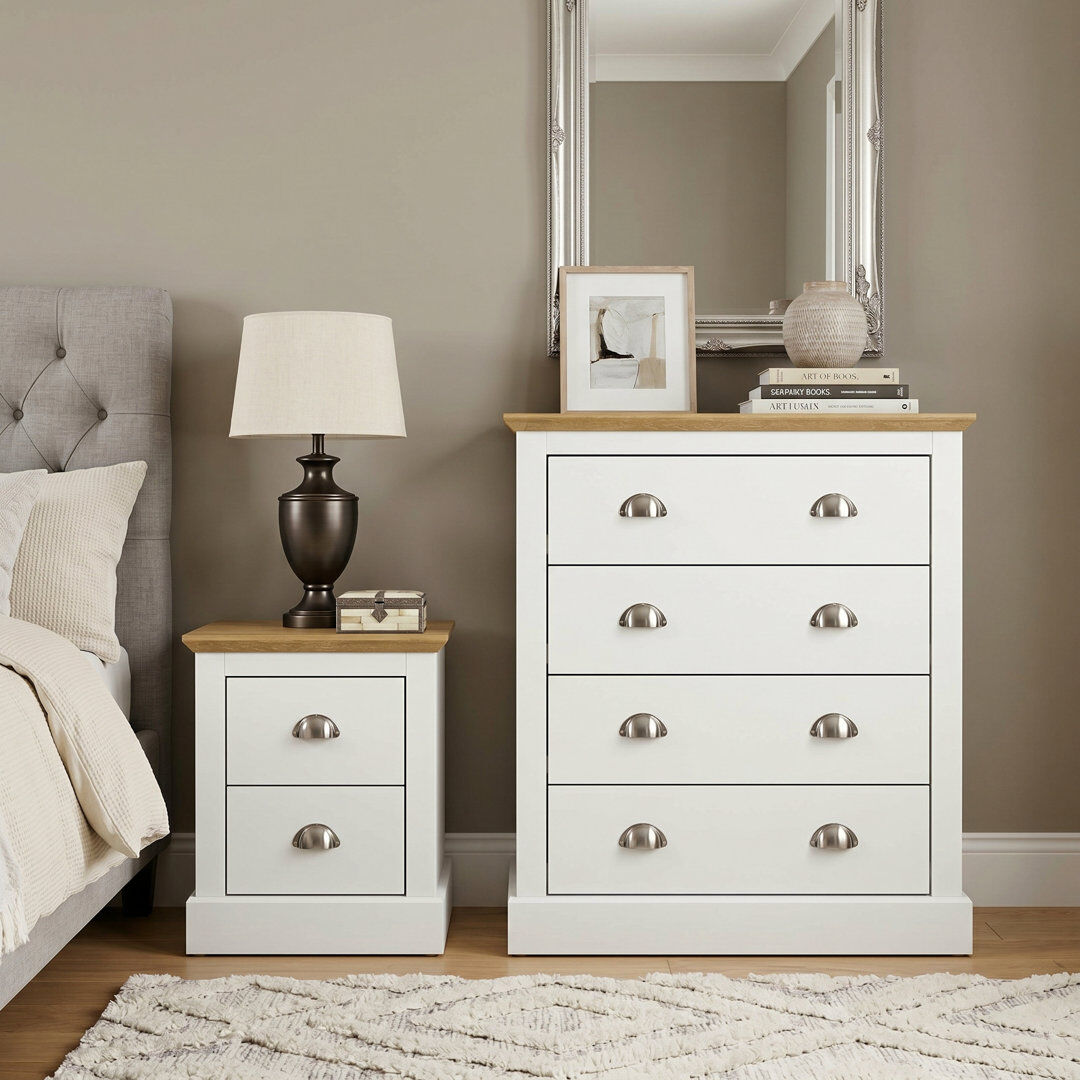 Brambly Cottage Octave Storage Duo Bedroom Set White