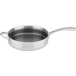 ELO Schmorpfanne Relief Evol. 28cm, Pfanne + Kochtopf, Silber