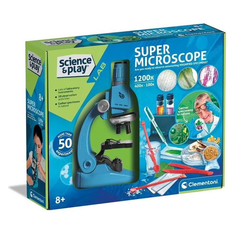 Clementoni Mikroskop für Kinder 75100BL (75100)