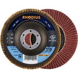 Rhodius 202842 LSA F1 Fächerschleifscheibe Körnung (num) 60 Stahl 10 St.