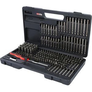 KS-Tools Bitset 911.2008, 208-teilig, Schlitz, Kreuz, Torx, Steckschlüssel
