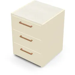 Brabura CT 60 Schubladenmodul - Iron Frost / Perle Blanche / Holzgriff