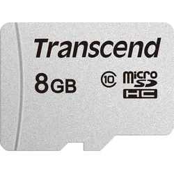 TS8GUSD300S - MicroSDHC-Speicherkarte 8GB, Transcend 300S, Class 10