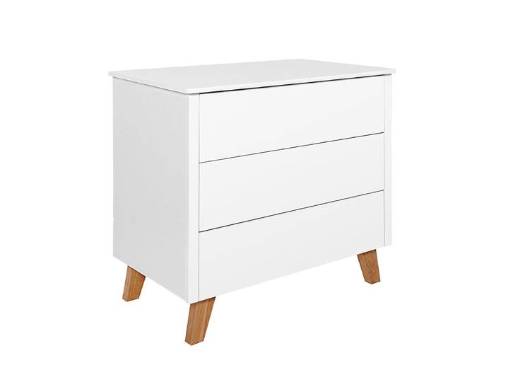 Commode 3 tiroirs Novelies Zara Blanc