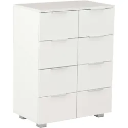 vidaXL Sideboard Hochglanz-Weiß 60x35x80 cm Holzwerkstoff