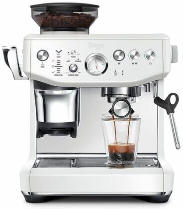 Sage - Barista Express Impress - Siebträgermaschine Weiß - - MaxiCoffee