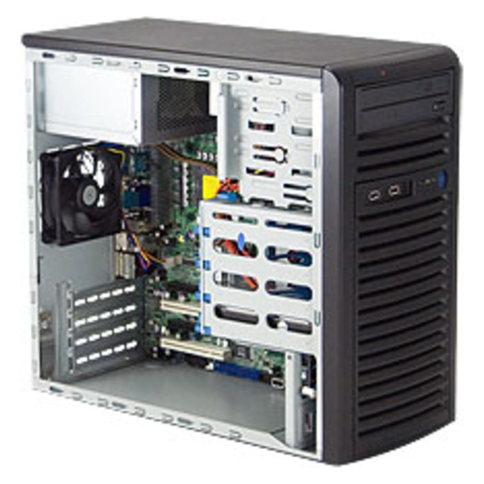 Supermicro SC731 i-404B - Tower - micro ATX 400 Watt (CSE-731I-404B)