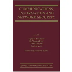 Communications, Information and Network Security, Fachbücher von H. Vincent Poor, Vijay K. Bhargava, Seokho Yoon, Vahid Tarokh