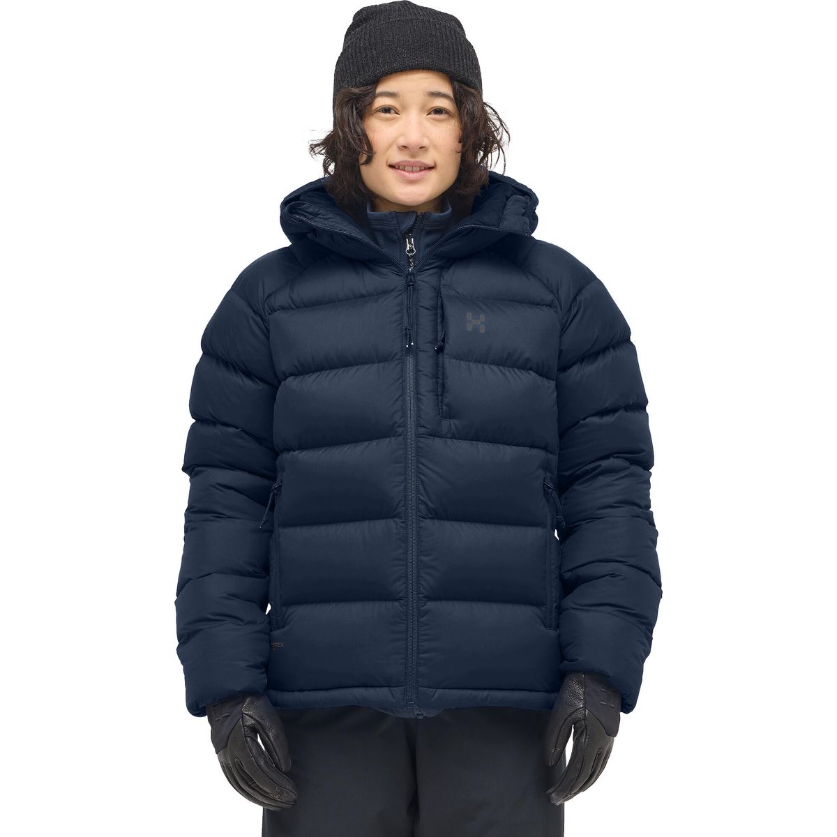 Haglöfs Rosson Down Hood Women tarn blue (3N5) XL 6074683N5030