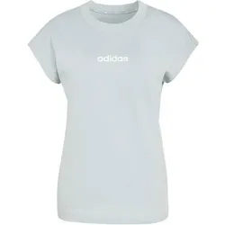 ADIDAS Damen Shirt Essentials Linear, Größe L in Grau Grau