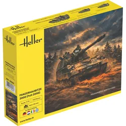 HELLER Panzerhaubitze 2000 (PzH 2000) Deutsches Heer Modellbausatz 1:72