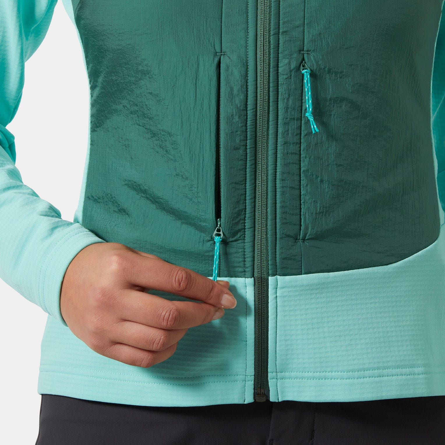 Helly Hansen Women's Versalite Hybrid Fleece Jacket - Green - L