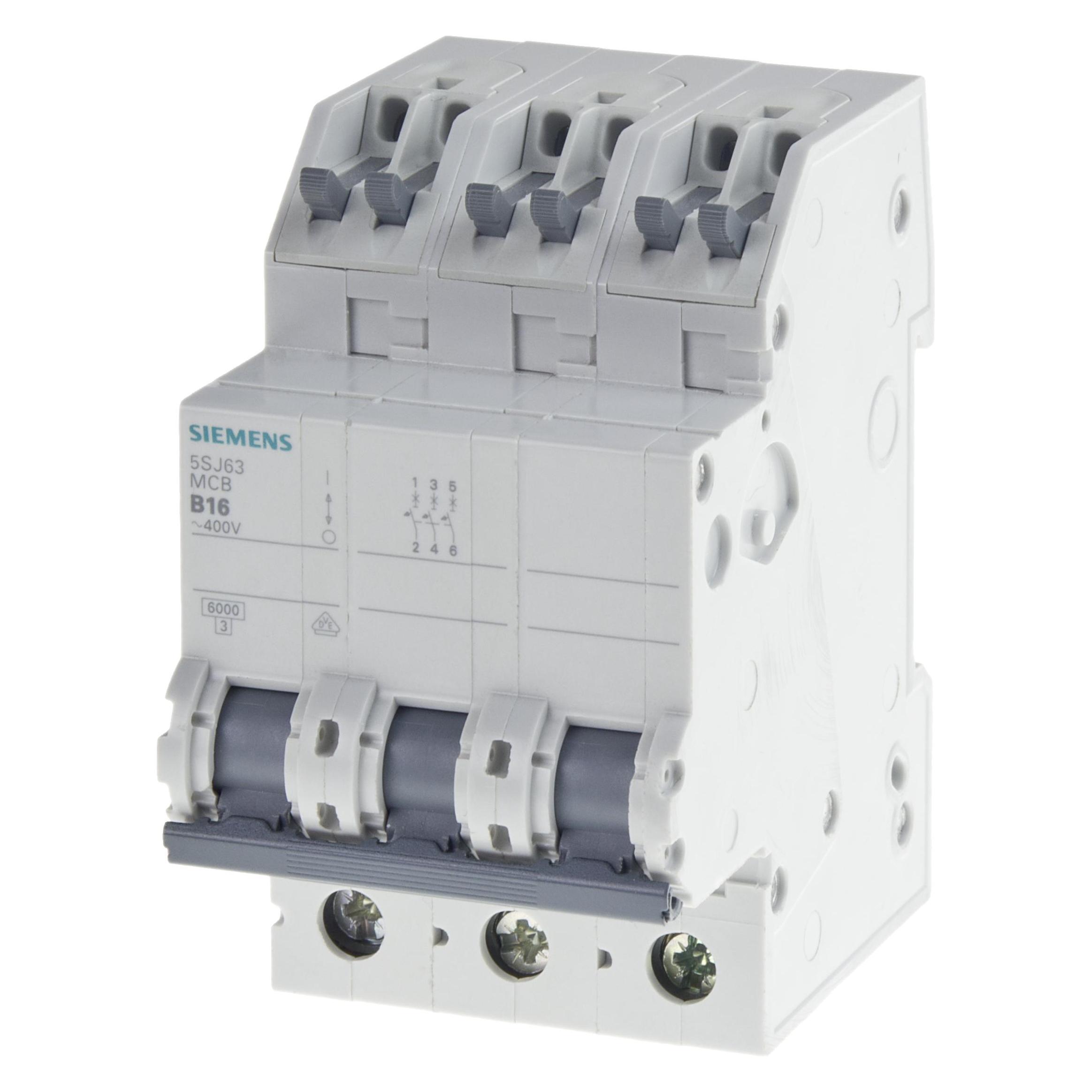 Siemens Leitungsschutzschalter 3polig (5SJ63166KS)