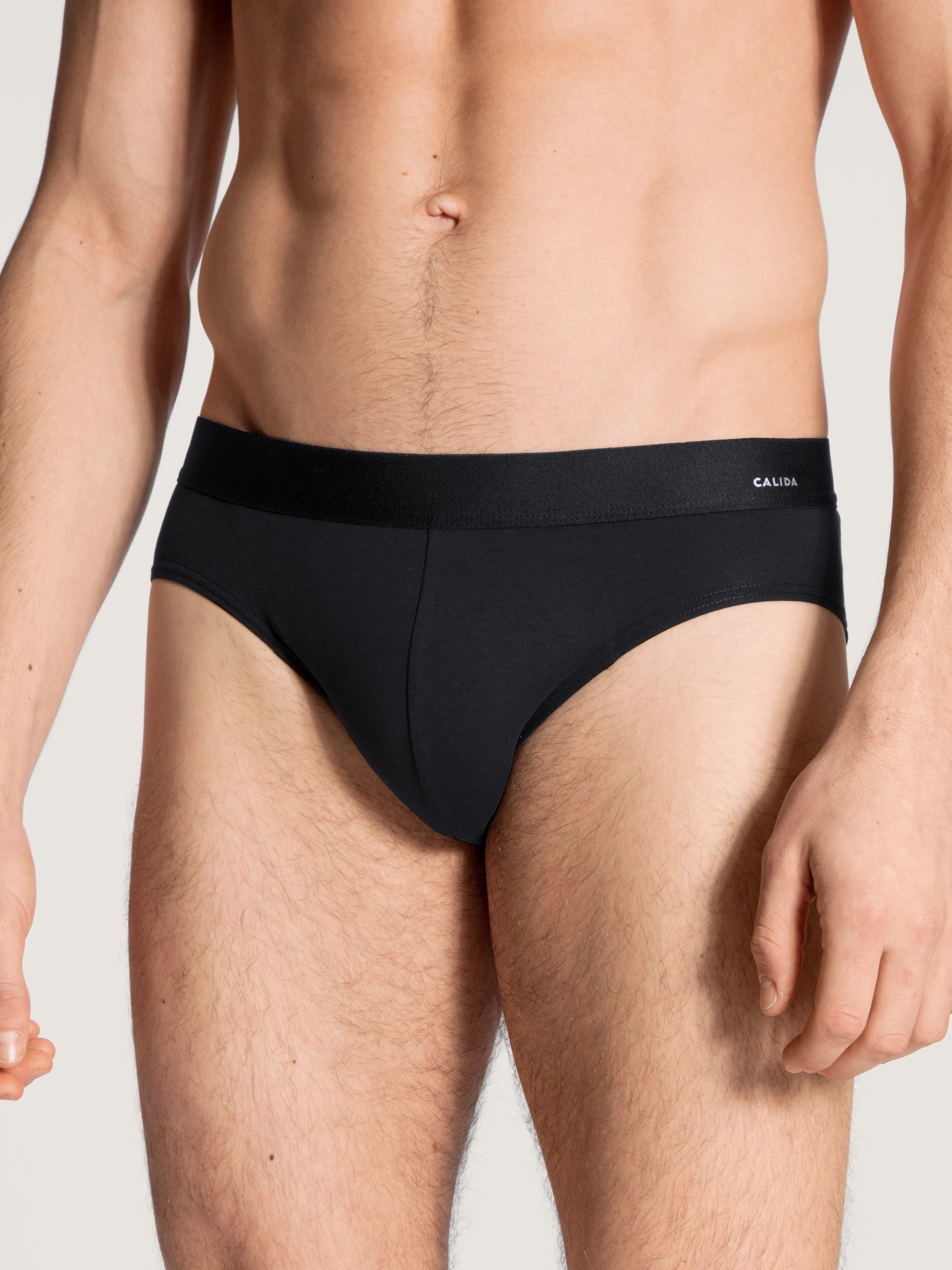 Slip CALIDA "Cotton Code", Herren, Gr. XL (56), Single Jersey, schwarz, Single Jersey, Obermaterial: 95% Baumwolle, 5% Elasthan, unifarben, normal, Unterhosen Slip, Baumwoll-Mix, elastisch, ohne Eingriff, Single Jersey, weich schwarz XL (56), Single Jerse