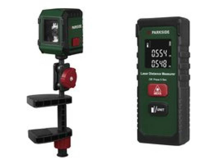 PARKSIDE® Télémètre laser PLEM 20 B6 ou Niveau laser en croix PKLL 7 F7