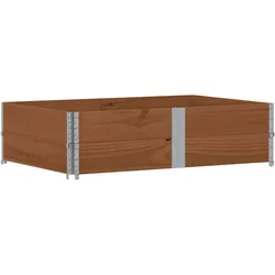 Helloshop26 - Hochbeet für Pflanzen Blumen Terrasse Garten 150 x 100 cm massives braunes Kiefernholz 02_0037420