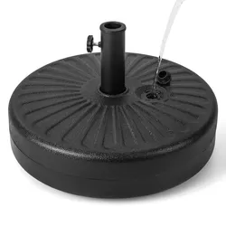 COSTWAY Sonnenschirmständer befüllbar, für 38/48mm Stangen, Ø50cm, für Garten und Balkon.