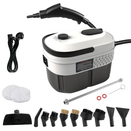 Selius Stoomreiniger Draagbaar - 2500 W - 1,4 Liter - Wit - Voor Vloeren en Meubels