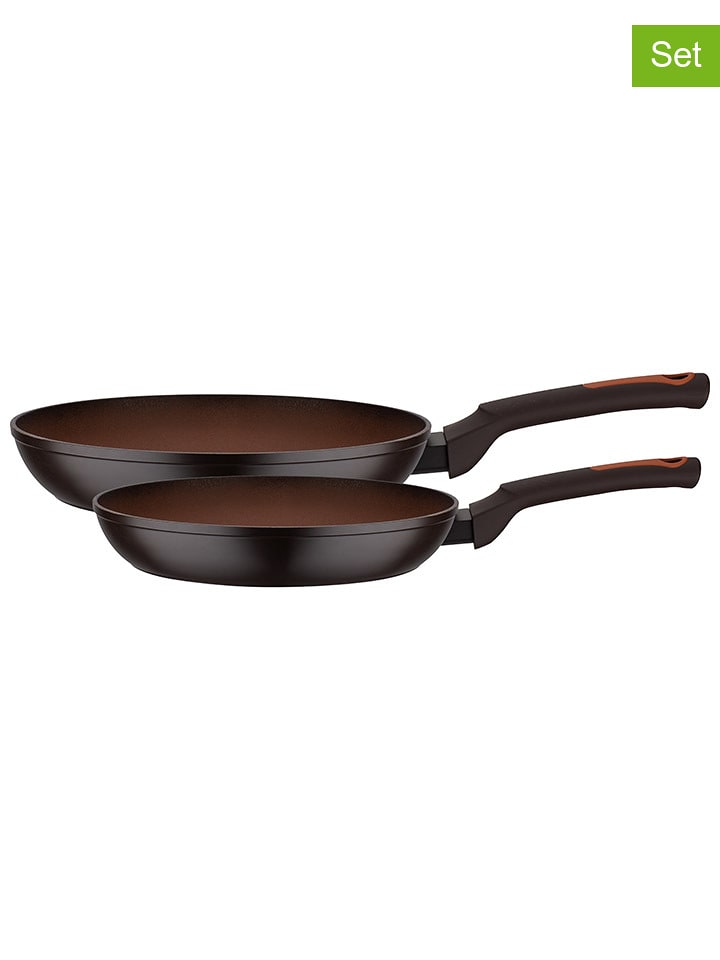 GSW 2er-Set: Bratpfannen ''Terra'' in Schwarz - onesize