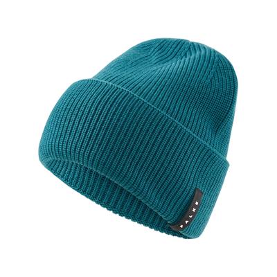 Strickmütze FALKE "FALKE Mütze", Jungen, Gr. onesize, grün (petrol (7380)), Mützen Strickmütze