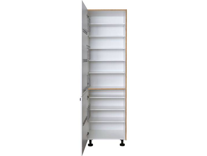 Vorratsschrank EXPRESS KÜCHEN Arta , weiß, B:60cm H:207cm T:58cm, Holzwerkstoff, Schränke, Vorratsschrank, vormontiert