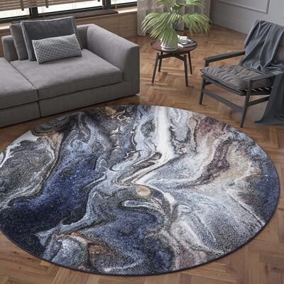 Alise Rugs Rayna Industrial Abstract Indoor Area Rug
