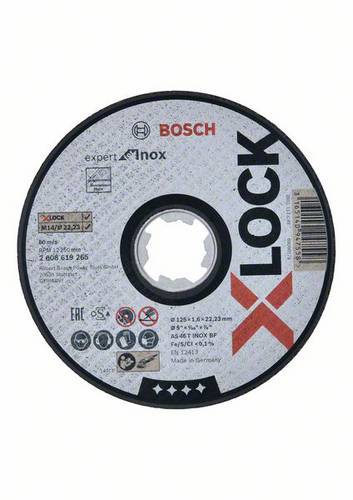 Bosch Accessories 2608619265 Trennscheibe gerade 125mm INOX