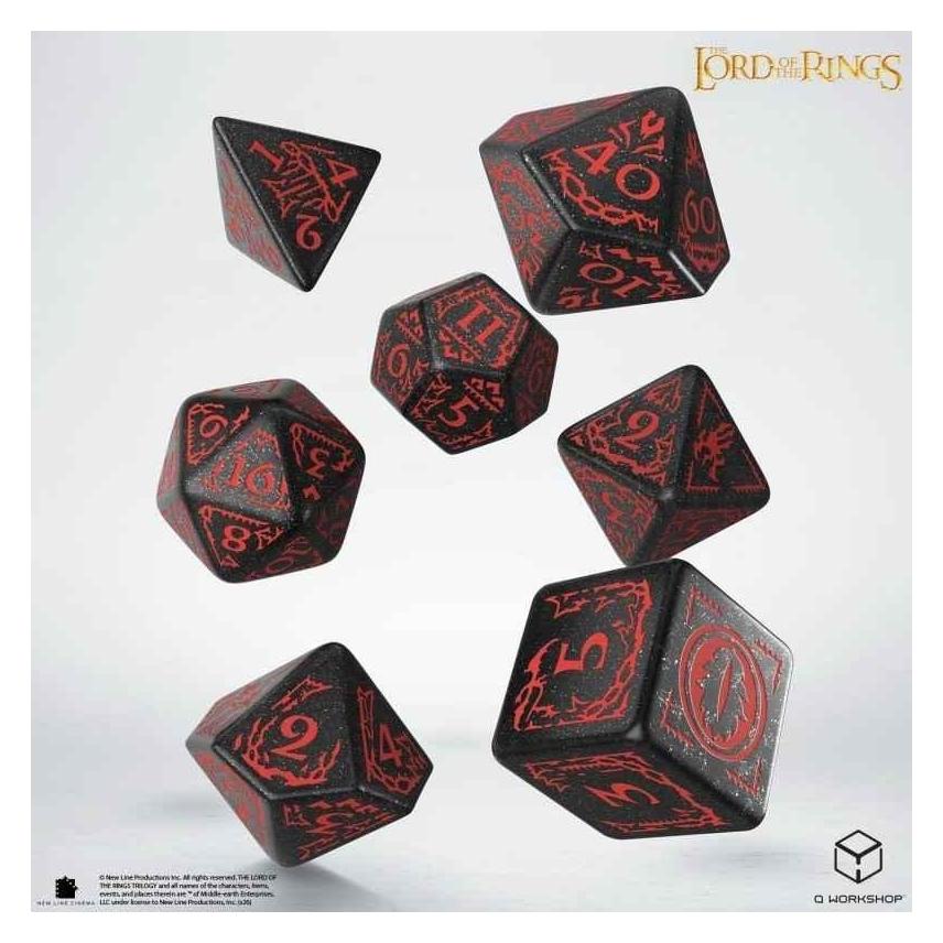 Q Workshop The Lord of the Rings: Mordor Dice Set (437534)