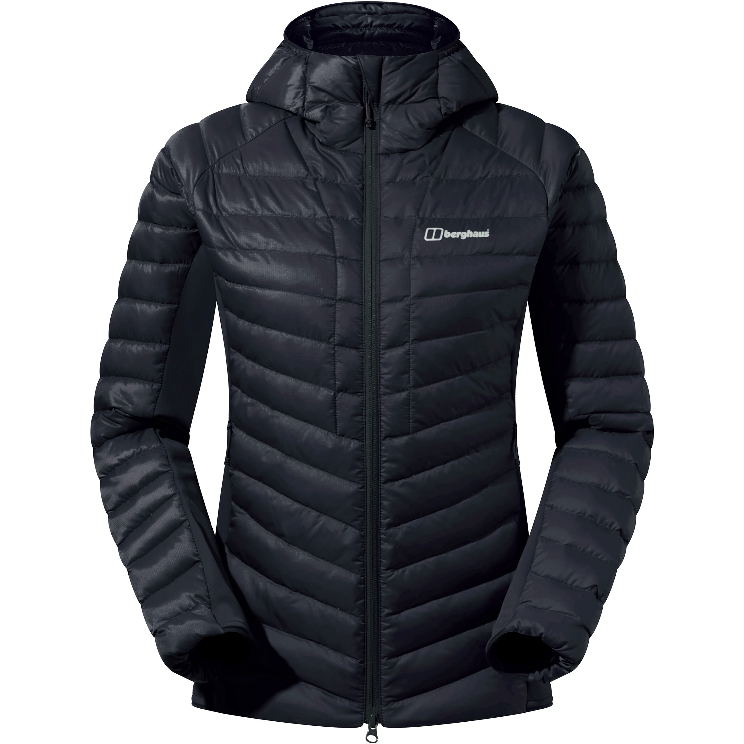 Berghaus Tephra Stretch Reflect 2.0 Damen Isolationsjacke schwarz Größe L Trekking Elastisch Wasserabweisend
