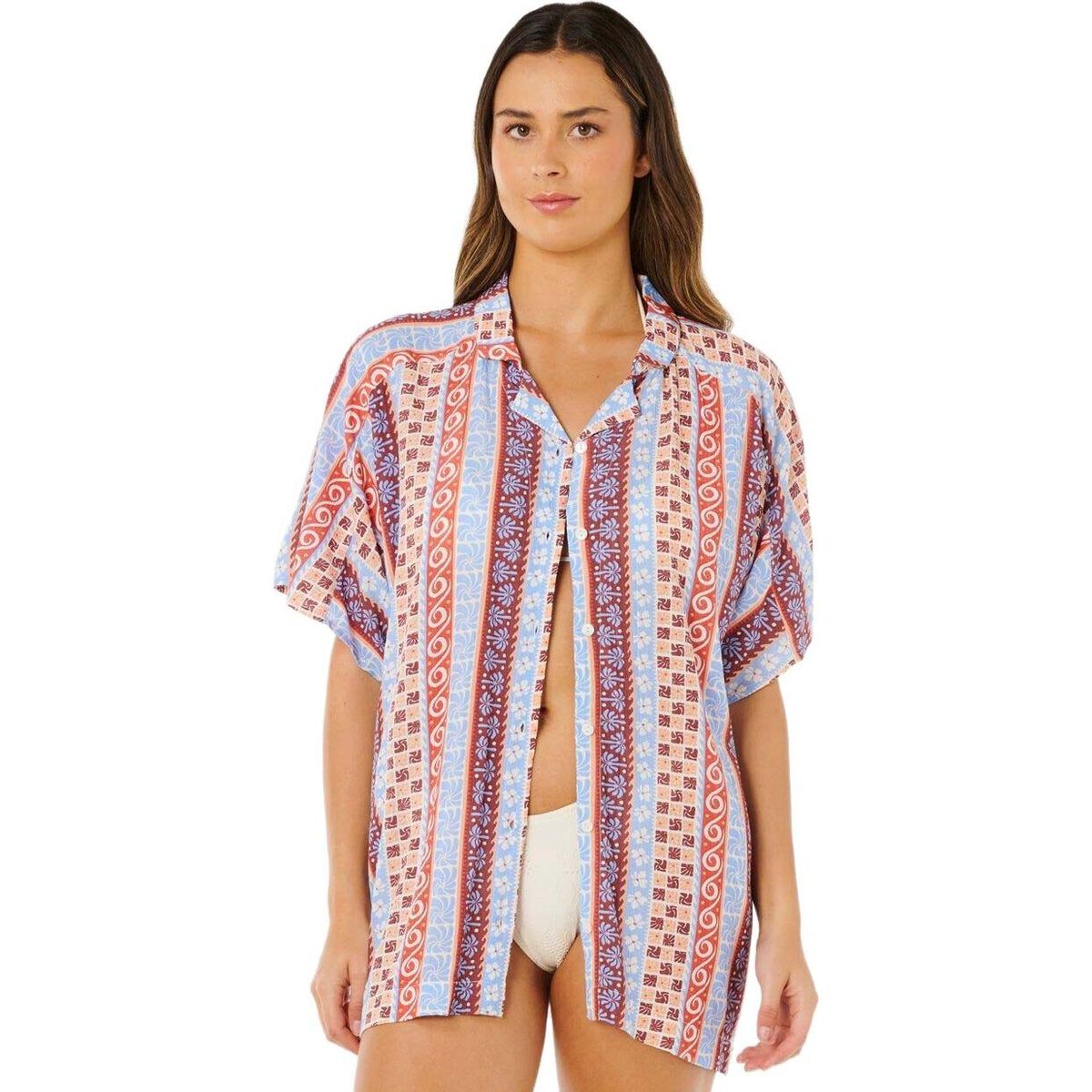 RipCurl Ventura Viscose Short Sleeve Shirt multico (3282) 2XS 06YWSH-3282-2XS