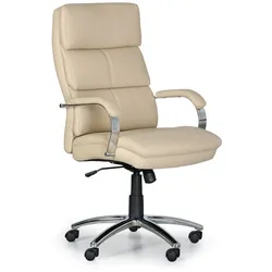Leder-Bürosessel STAIRS, beige