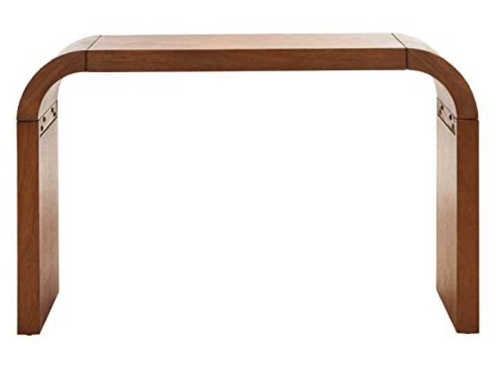 SAFAVIEH Gebogenes Holz Konsolentisch, Natürlich, 30 x 132 x 78