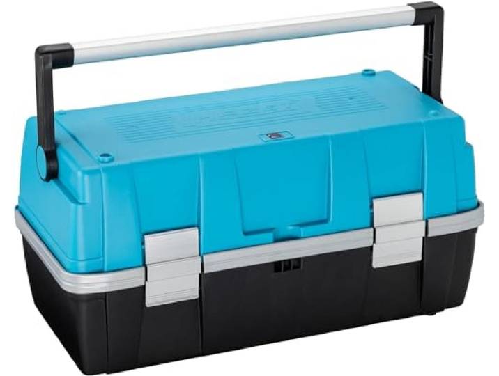 HAZET kunststof gereedschapskoffer 190L-3 leeg 55 x 25 x 27 cm stevige en robuuste gereedschapskoffer voor vakmensen en hobbyschroevendraaiers'.