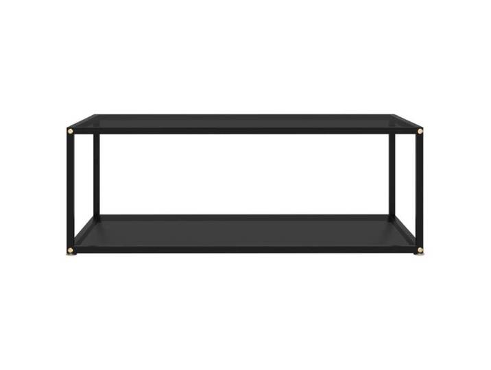 Promotion avril *322898 Coffee Table Black 100x50x35 cm Tempered Glass @4092735