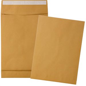 Office-Products Faltentaschen B4, braun, ohne Fenster, haftklebend, 250 Stück