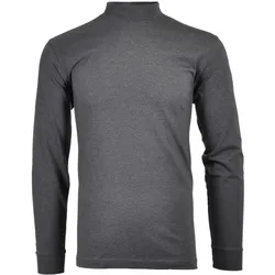 Langarm Basic Stehkragen Regular Fit Herren Longsleeve