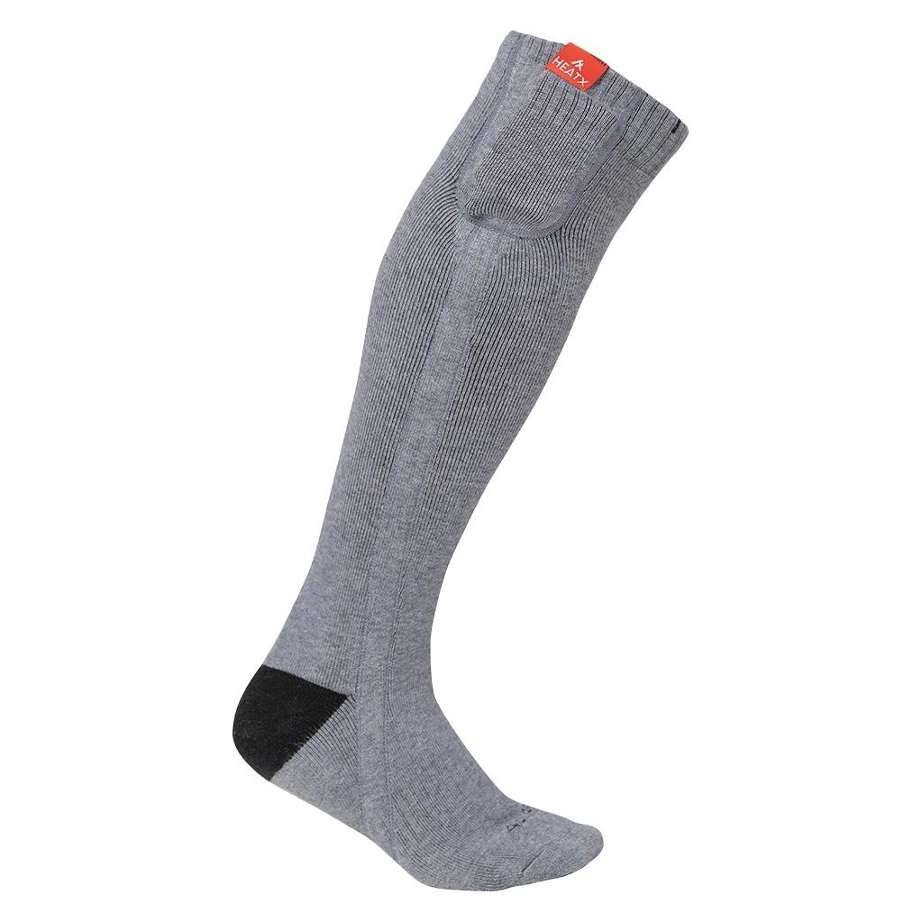 Heat Experience Heatx Everyday Socks/Battery V3 L Grey-Battery Heated-EU43-45 (43 - 45) (HXFT003GR-L)