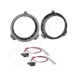 Lautsprecherringe MERCEDES E-Klasse (W211) 165 mm Front Tür + Adapter