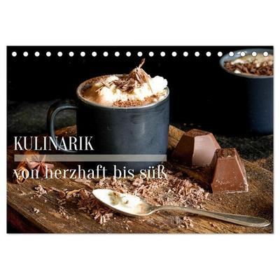 Kulinarik von herzhaft bis süß (Tischkalender 2027 DIN A5 quer), CALVENDO Monatskalender