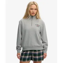 Superdry für Damen. W2012618A Sweatshirt Athletic Essential grau (XS), Lässig, Baumwolle