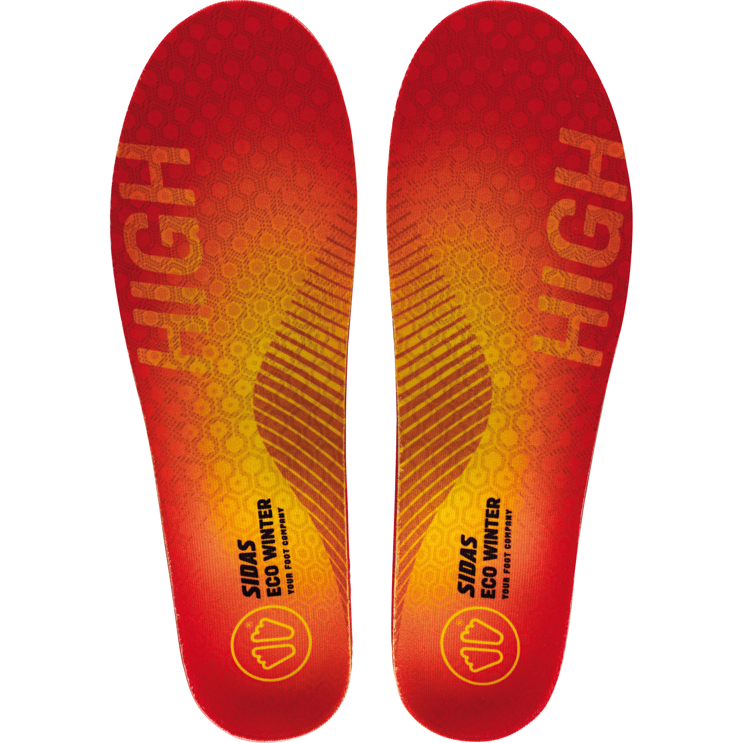 Sidas 3Feet Winter High Einlegesohle Schuhzubehör orange Größe 37