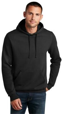 District DT810 The Concert Fleece Hoodie in Black size 4XL   Cotton/Polyester Blend