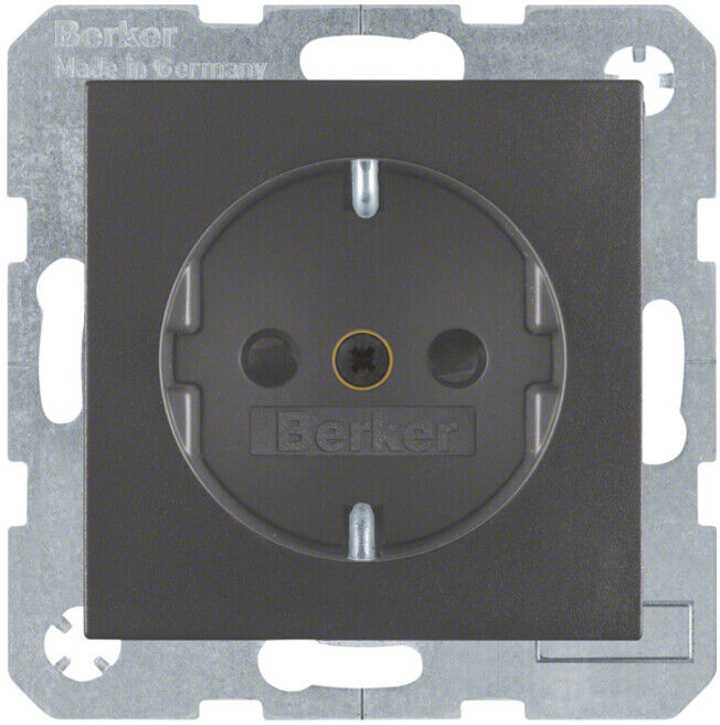Berker Prise Schuko anthracite/mat 47231606 (47231606)