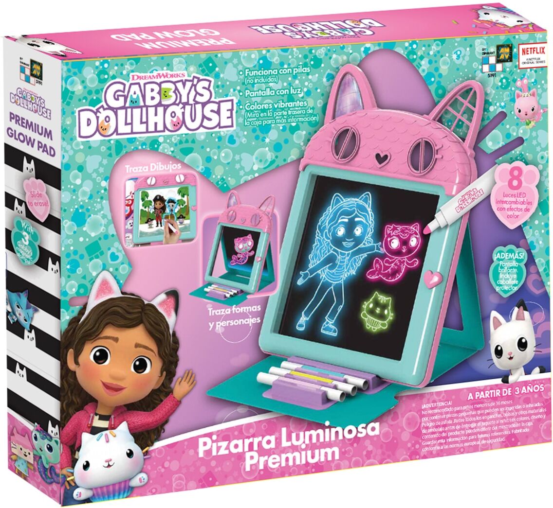 Cefa Toys Pizarra Luminosa Premium Gabby´S Dollhouse .  niño