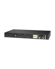 APC NetShelter Automatisches Netzumschaltgerät Rack einbaufähig AC 207-253 V 2000 VA 1-phasig Ethernet 10/100/1000 USB Ausgangsanschlüsse: 12 1U Schwarz (AP4421A)
