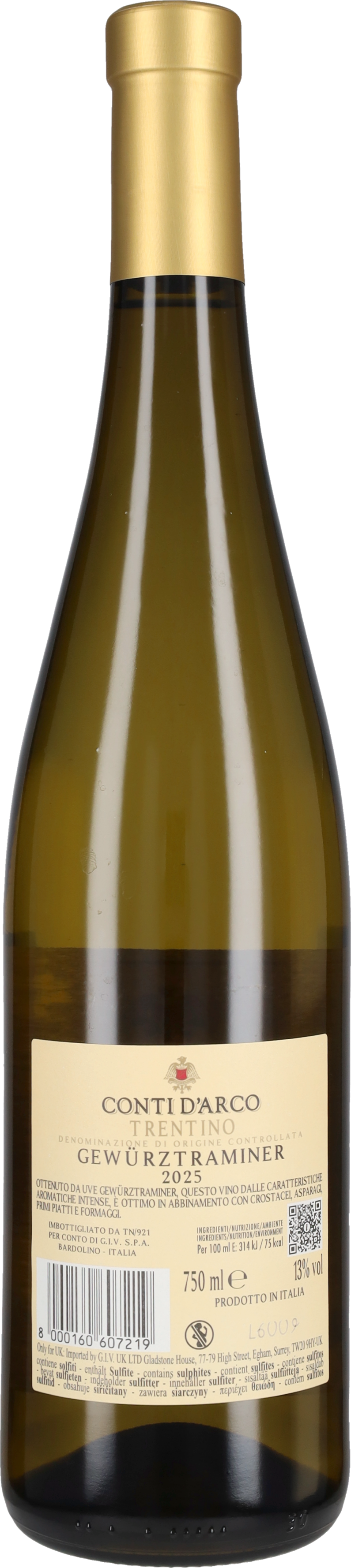 Gewurztraminer Conti d'Arco 2025