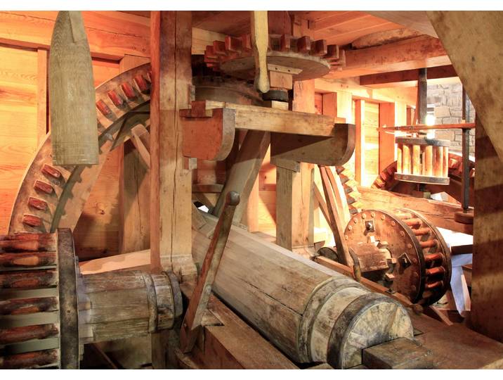 Fototapete PAPERMOON ANTIKE MÜHLE , bunt, B:1,5m L:1,11m, Vlies, Tapeten, Fototapete