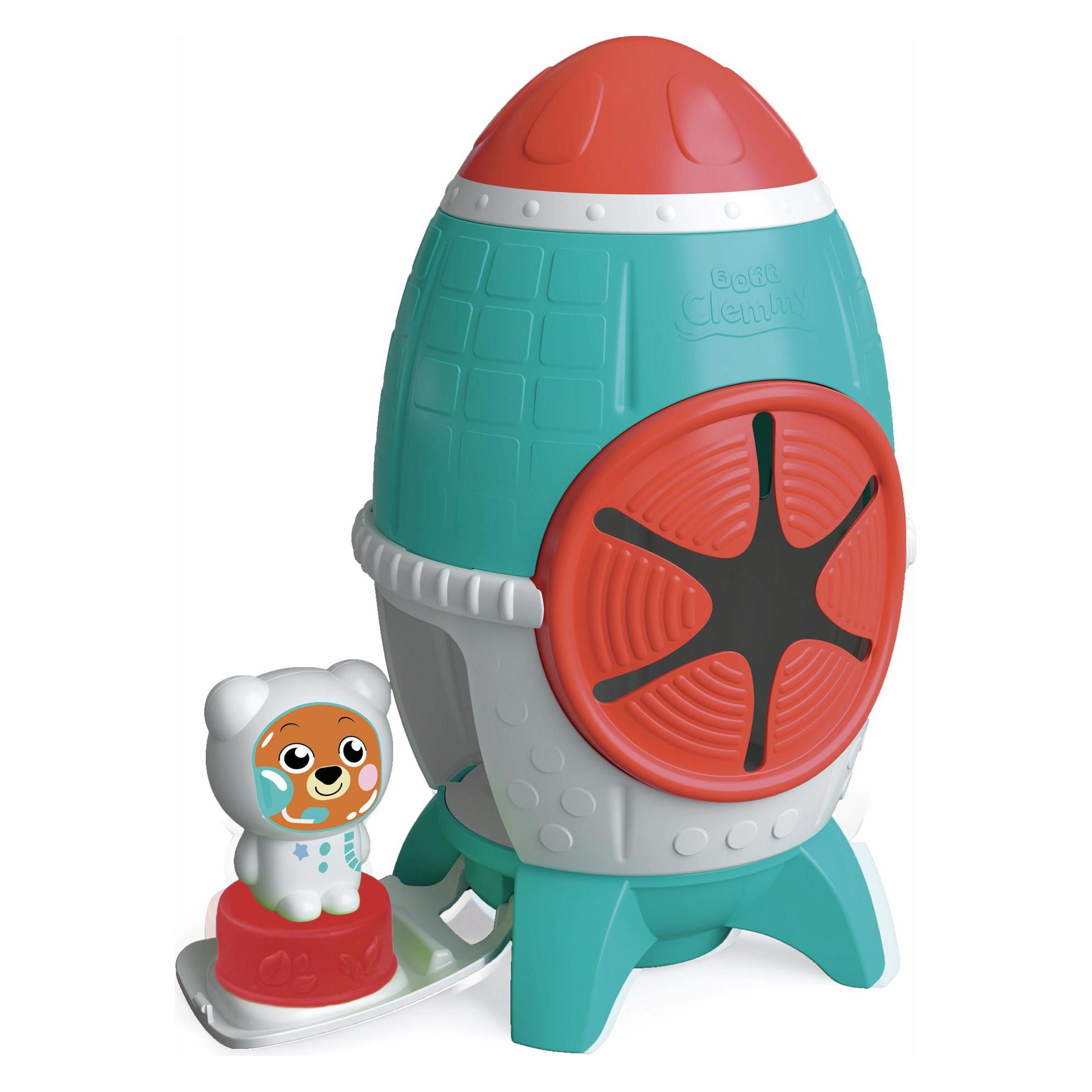Clementoni Baby Clemmy - Sensorische Rakete mit Blöcken (Italienisch, 0.50 - 3 Jahre) (17806)