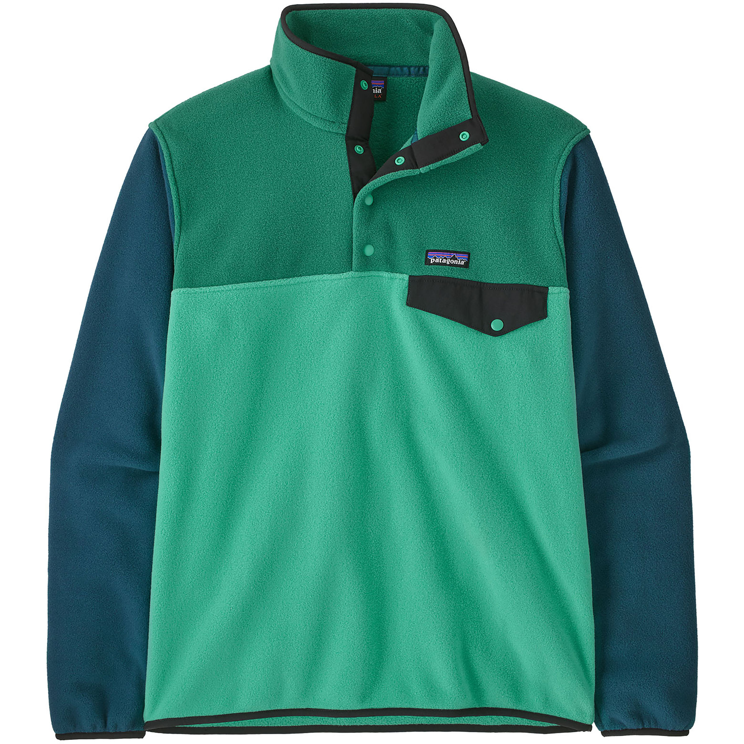 Patagonia LW Synch Snap-T Herren Pullover gruen Größe S Trekking Atmungsaktiv